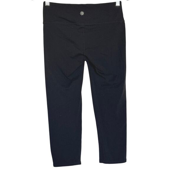 Athleta Crop Leggings 20” in Black 20” Inseam Activewear Size Small - Picture 2 of 6